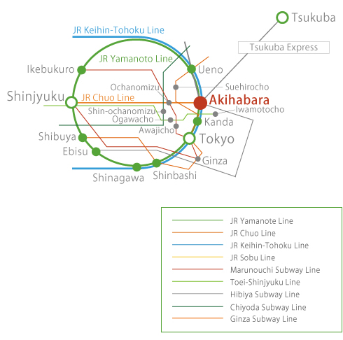 Access Map TRAIN/Limousine BUS from Airport